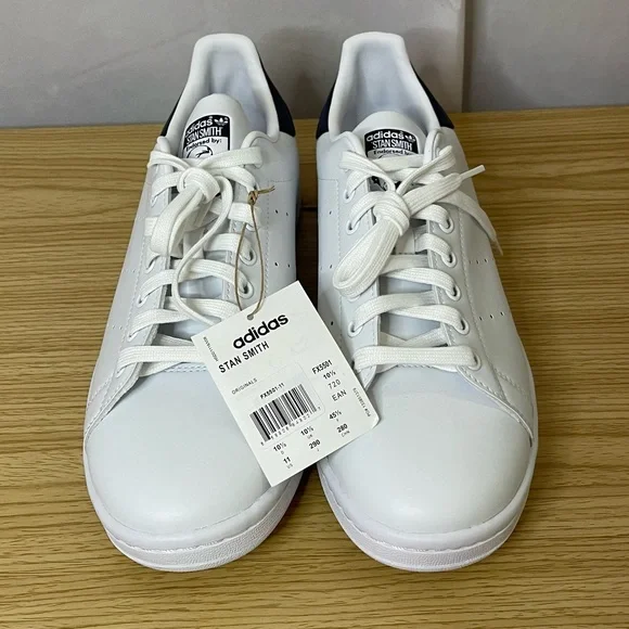 Adidas Stan Smith Sneakers Navy white mens 11 - Picture 2 of 8